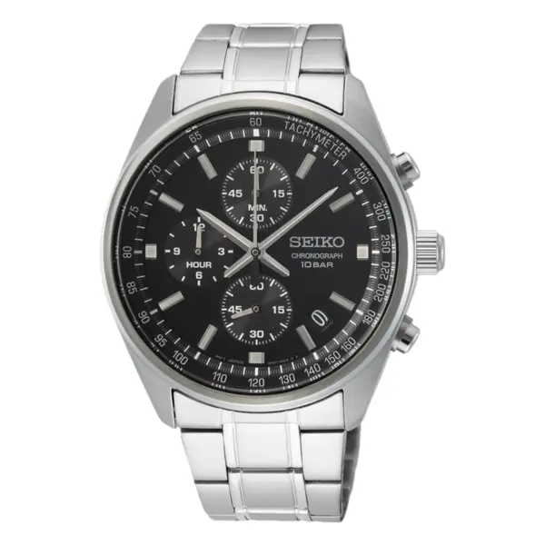 Seiko Chronograph Svart