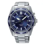 Seiko Kinetic Blå/Stål 43 mm