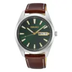 Seiko Classic Quartz Grön/Läder 40 mm