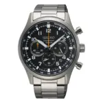 Seiko Classic Chronograph Svart/Stål 43 mm