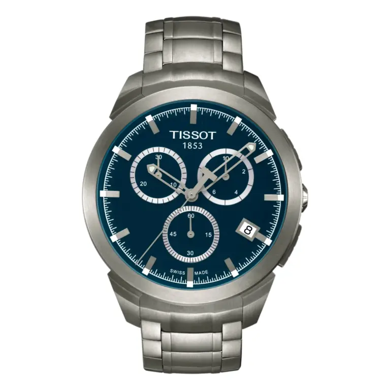 Tissot Titanium Chronograph T069.417.44.041.00 med blå urtavla
