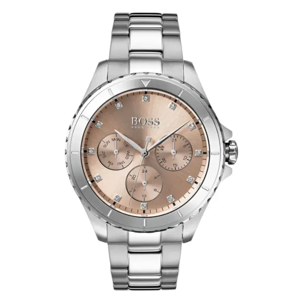 Hugo Boss Premiere Quartz Multifunktion Stållänk Roséguld