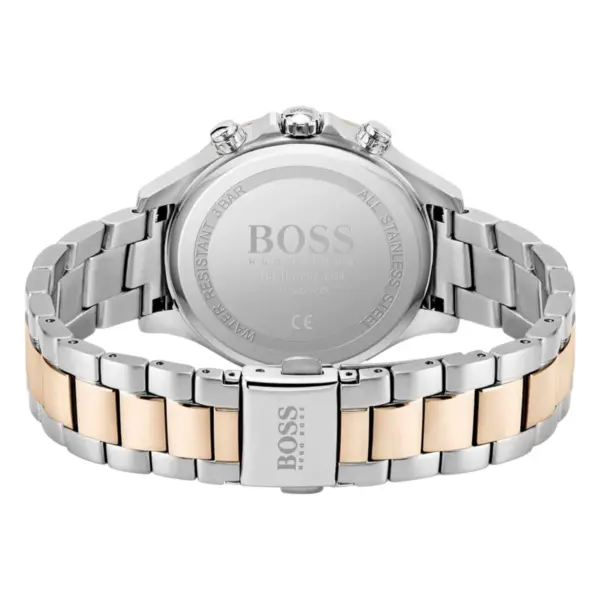 Hugo Boss Hera Quartz Multifunktion Tvåfärgad Stållänk Silver, bild 2
