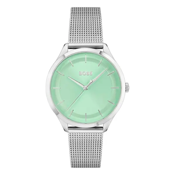 Hugo Boss Pura Quartz Meshlänk Grön