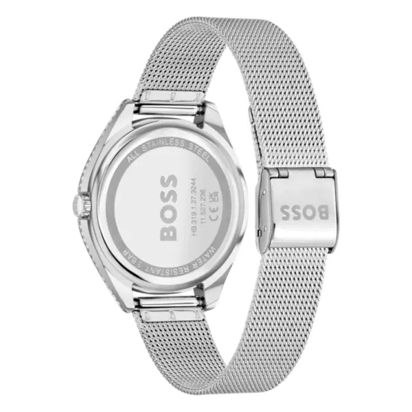 Hugo Boss Saya Quartz Multifunktion Meshlänk Grå, bild 2
