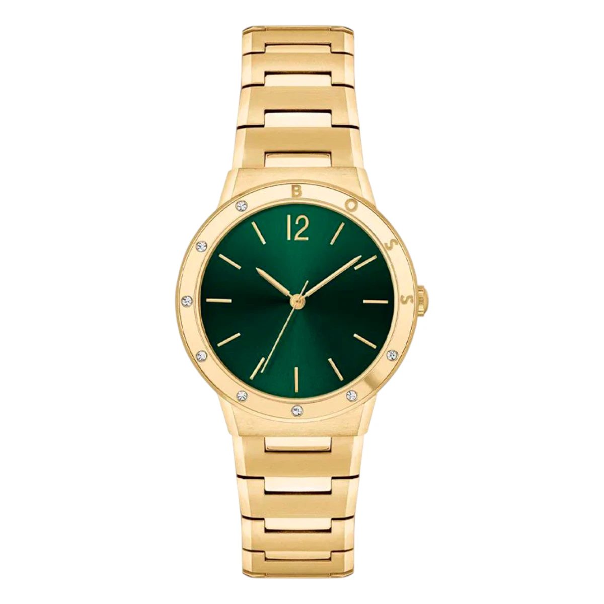 1502649_1 Hugo Boss Quartz Grön/Guld 34 mm - Bild 1