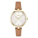 BOSS Majesty Quartz Silver/Läder 32 mm