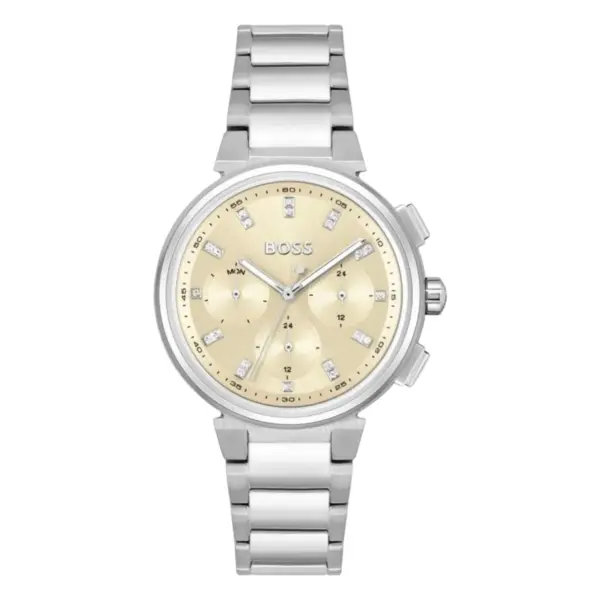 Hugo Boss One Quartz Multifunktion Stållänk Guld