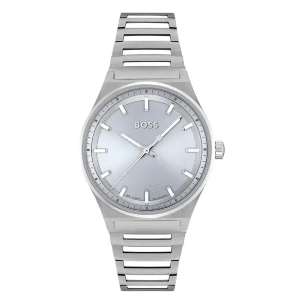 Hugo Boss Candor Quartz Stållänk Ljusblå
