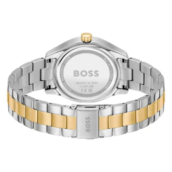 Hugo Boss Lida Quartz Multifunktion Tvåfärgad Stållänk Silver, bild 2