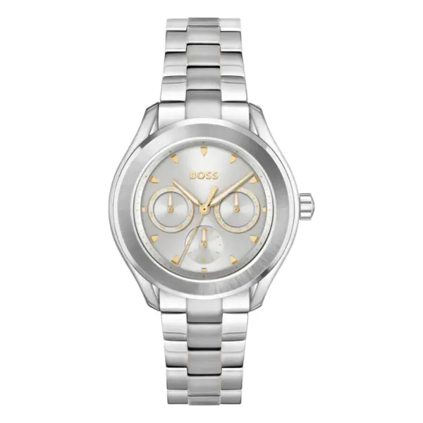 Hugo Boss Lida Quartz Multifunktion Stållänk Silver