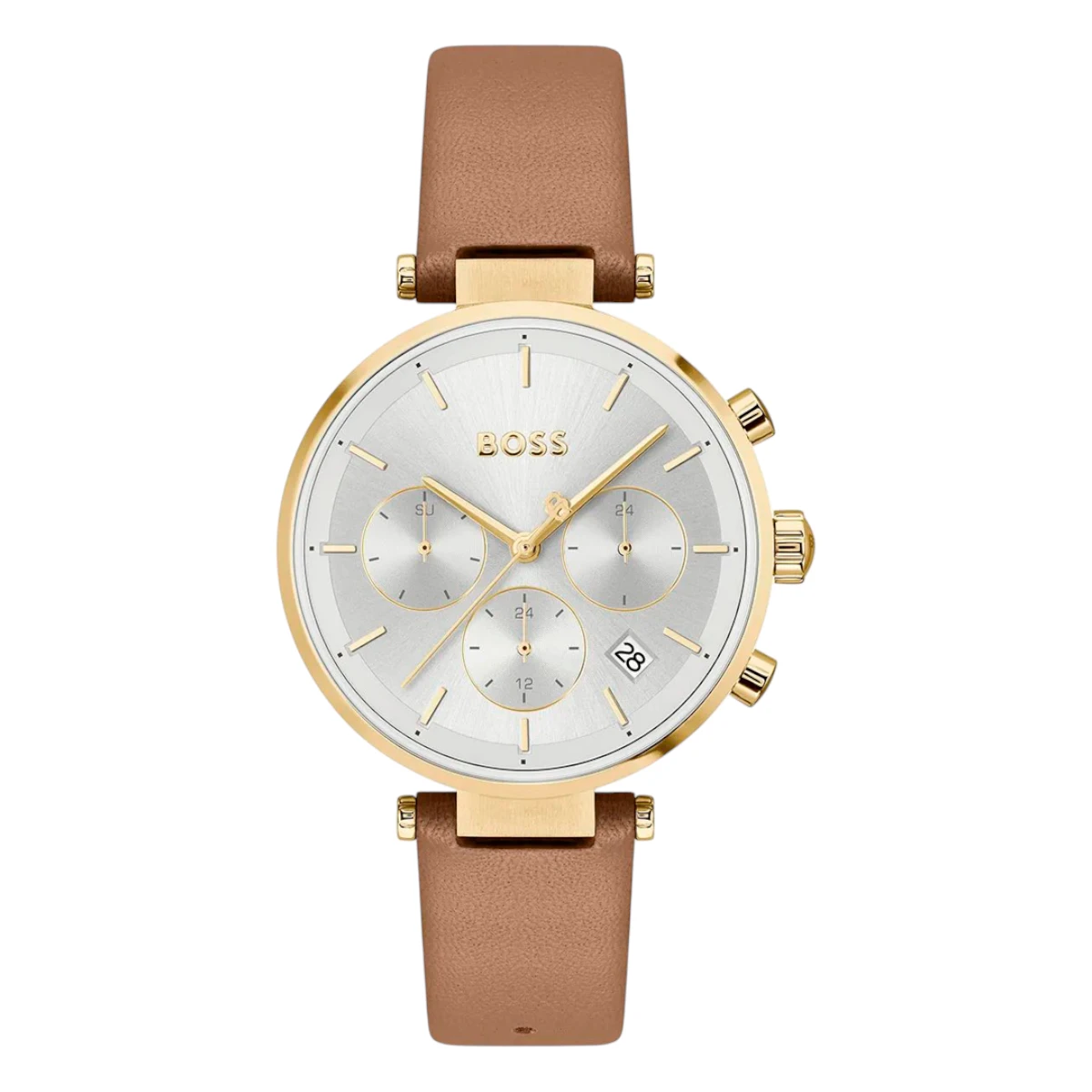 1502772_1 Hugo Boss Quartz Grå/Läder 36 mm - Bild 1