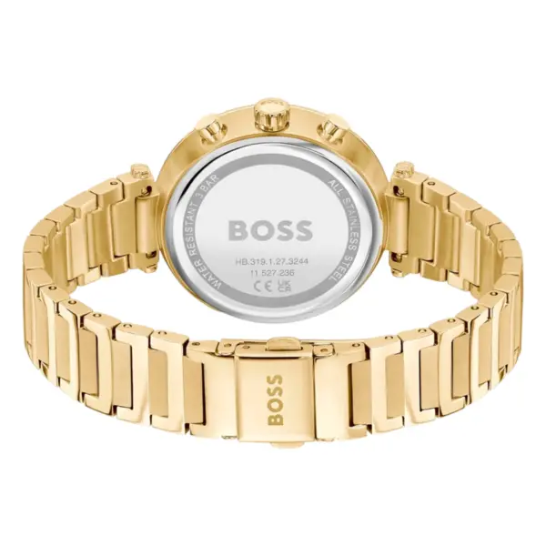 Hugo Boss Majesty Sport Quartz Multifunktion Guldfärgad Stållänk Silver, bild 2