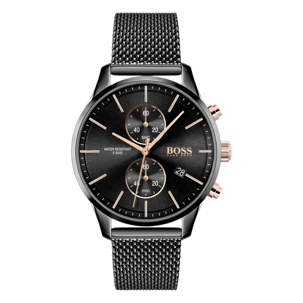 1513811_1 Hugo Boss Quartz Svart 42 mm - Bild 1