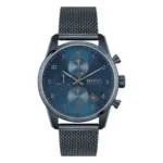 Hugo Boss Skymaster Quartz Kronograf Blå Meshlänk Blå