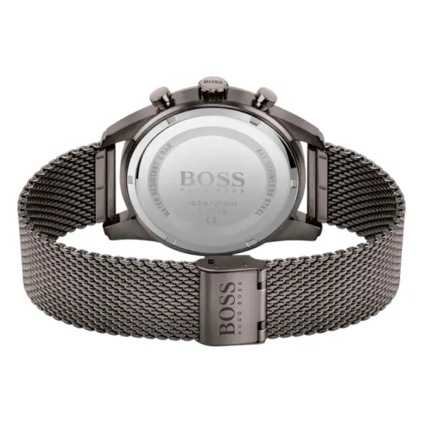 Hugo Boss Skymaster Quartz Kronograf Grå Meshlänk Grå, bild 2