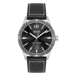 Hugo Boss Quartz Svart/Läder 42 mm