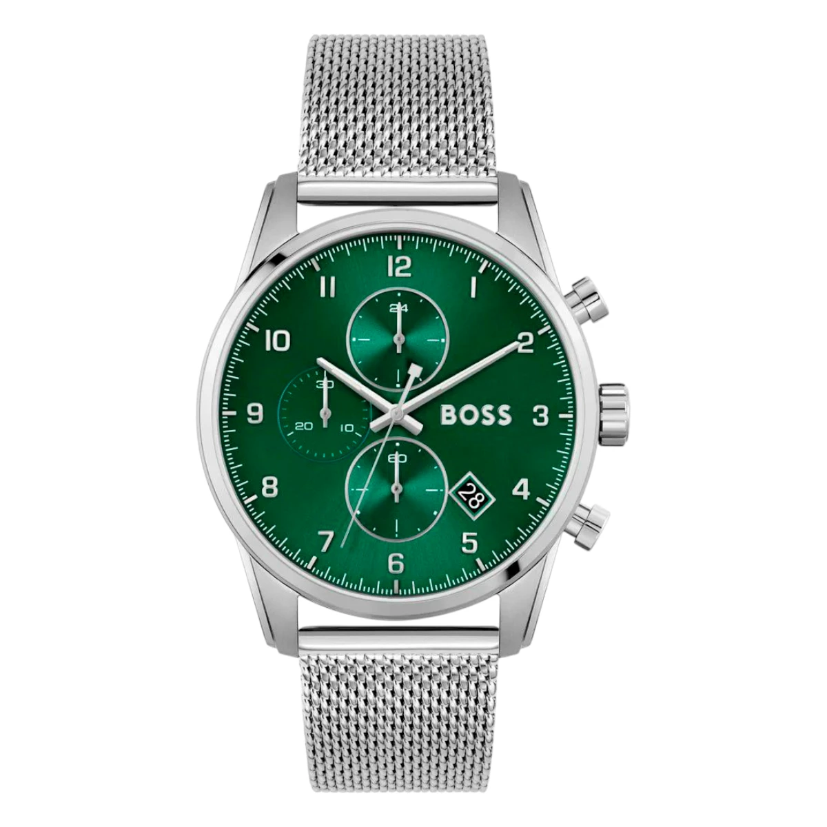 1513938_1 Hugo Boss Quartz Grön/Stål 44 mm - Bild 1