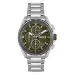 Hugo Boss Quartz Grön/Grå 44 mm