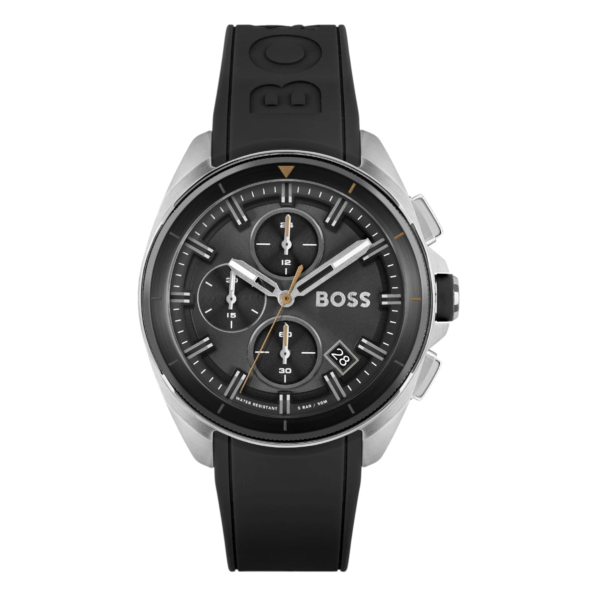 1513953_1 Hugo Boss Quartz Grå/Gummi 44 mm - Bild 1