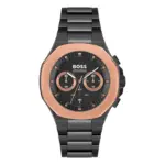 Hugo Boss Quartz Svart 45 mm