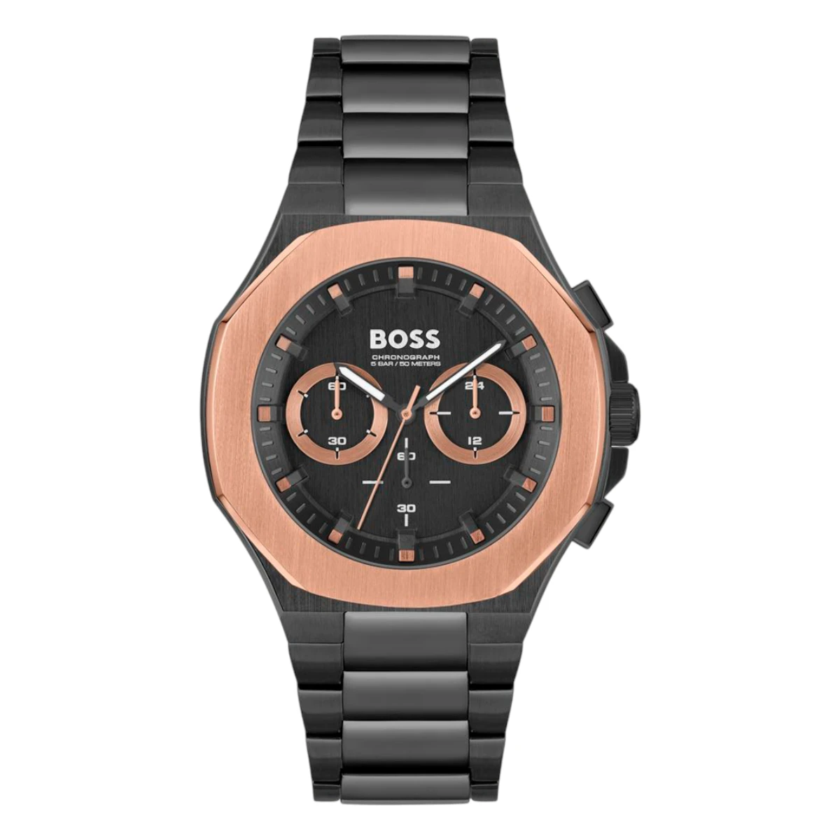 1514090_1 Hugo Boss Quartz Svart 45 mm - Bild 1