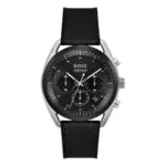 Hugo Boss Quartz Svart/Silikon 44 mm