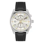 Hugo Boss Quartz Grå/Läder 44 mm