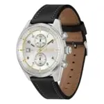 Hugo Boss Quartz Grå/Läder 44 mm - Bild 2