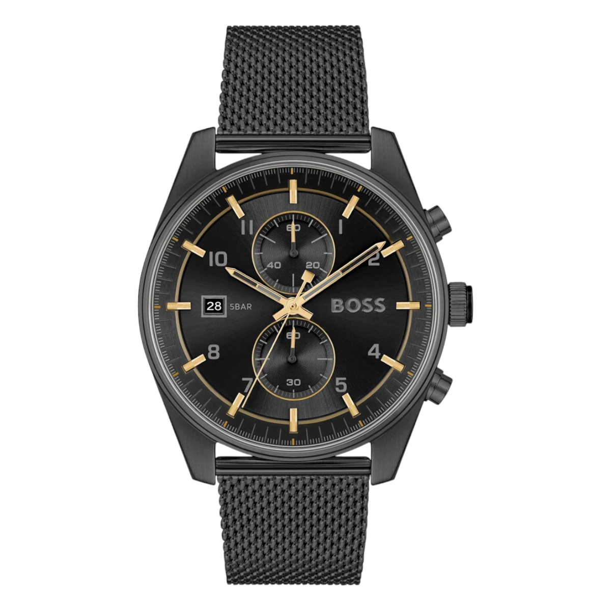 1514150_1 Hugo Boss Quartz Svart 44 mm - Bild 1