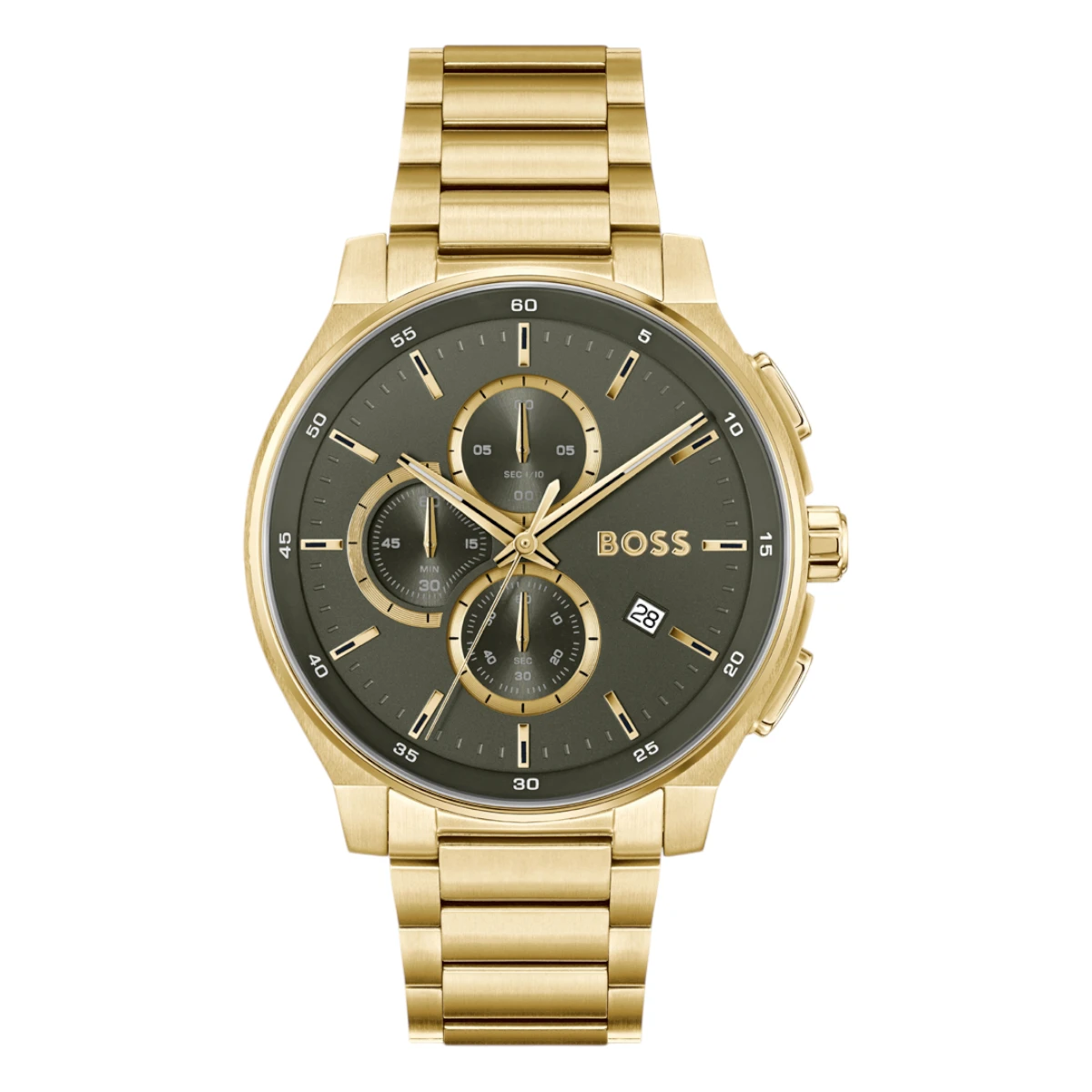 1514190_1 Hugo Boss Quartz Brun/Guld 44 mm - Bild 1
