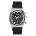 Hugo Boss Quartz Svart/Läder 41 mm