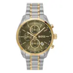 Hugo Boss Quartz Grön/Grå 44 mm