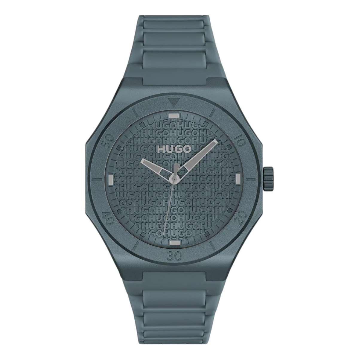 1530393_1 Hugo Boss Quartz Grå/Silikon 42 mm - Bild 1