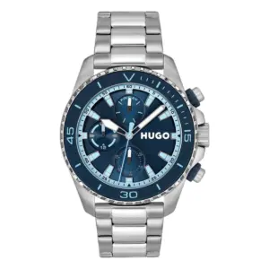 HUGO Dive Quartz Multifunktion Stållänk Blå