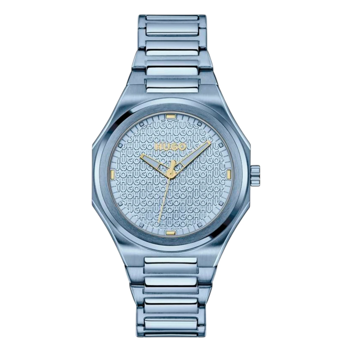 1540176 HUGO Grail For Her Quartz Ljusblå Stållänk Ljusblå