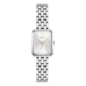 HUGO Cosy Quartz Stållänk Silver