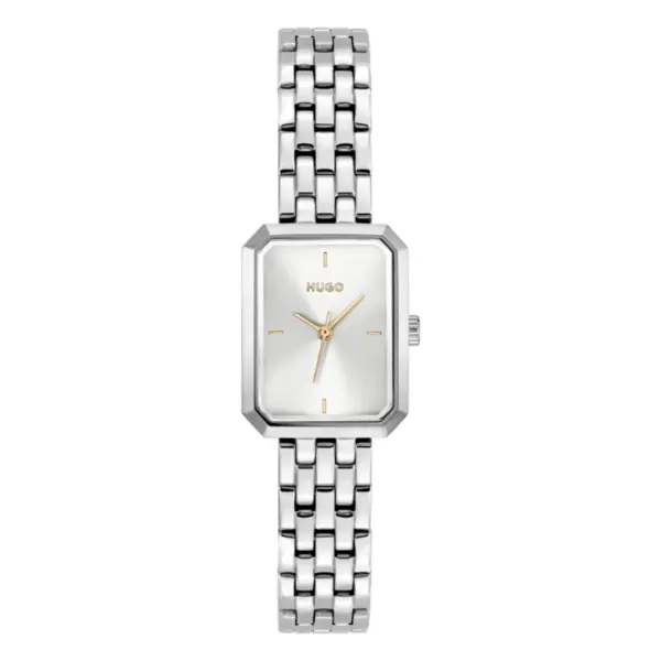 HUGO Cosy Quartz Stållänk Silver