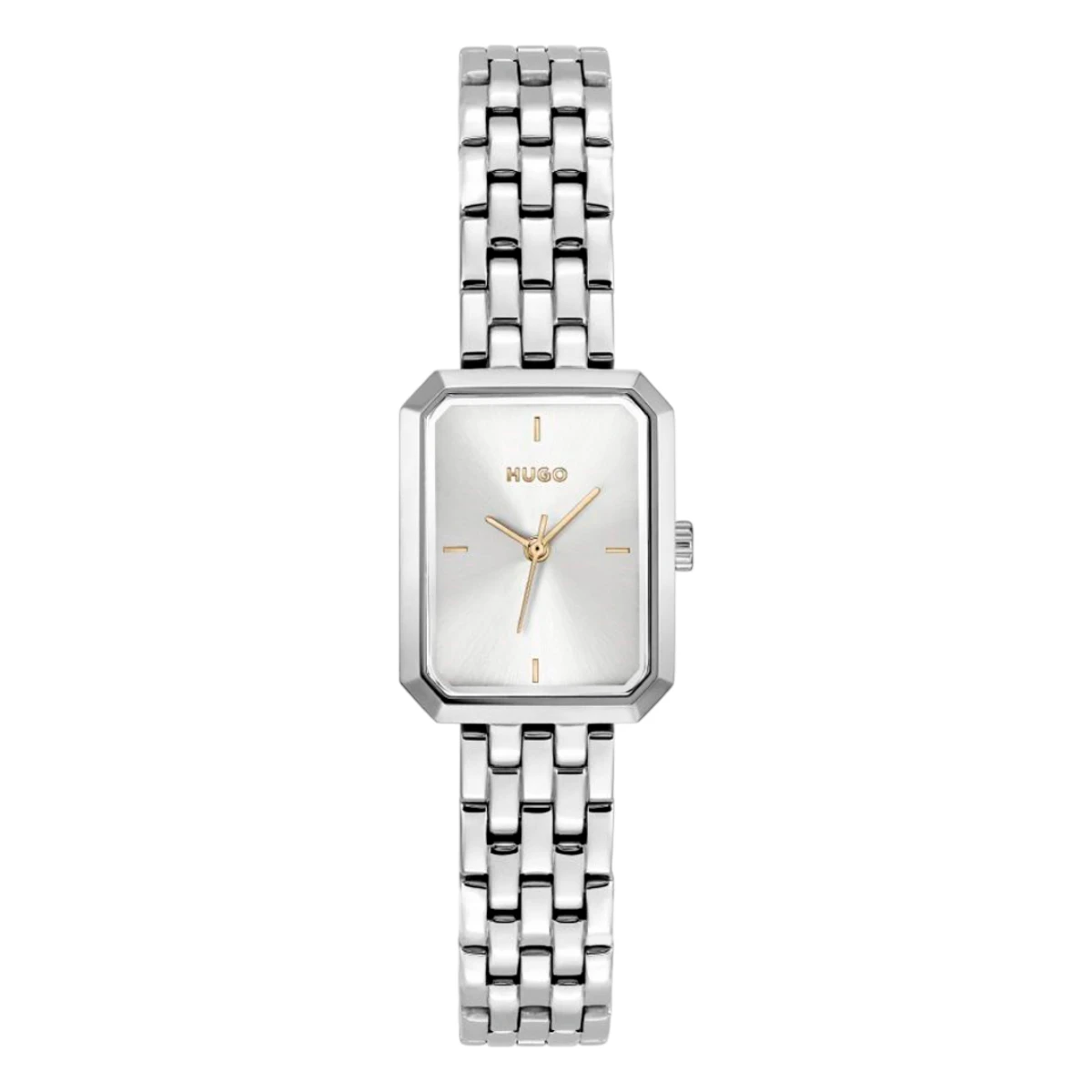 1540178 HUGO Cosy Quartz Stållänk Silver