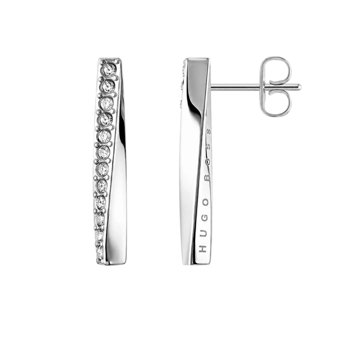 1580133 BOSS Signature Örhängen Stål Silver - Bild 1