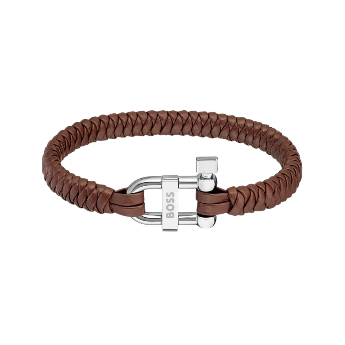 1580278 BOSS Sailing Armband Läder Brun - Bild 1