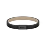BOSS Jace Armband Läder Svart