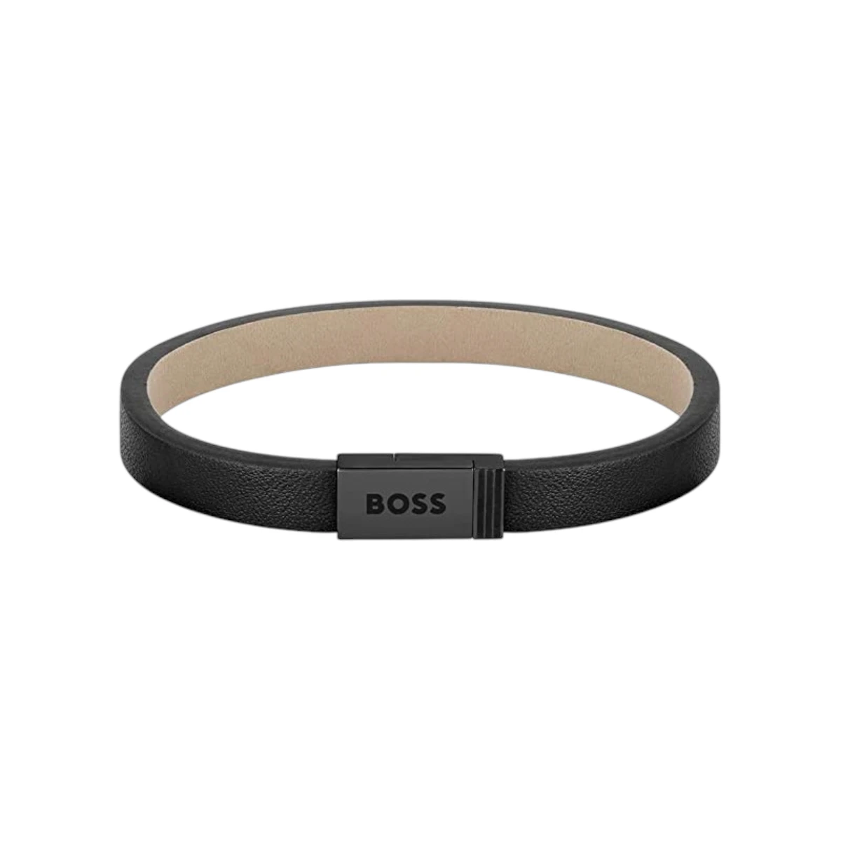 1580337S BOSS Jace Armband Läder Svart - Bild 1