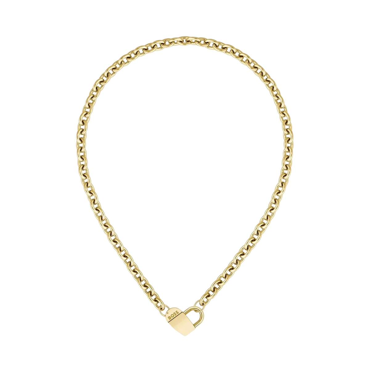 1580417 BOSS Dinya Halsband Stål Guld - Bild 1