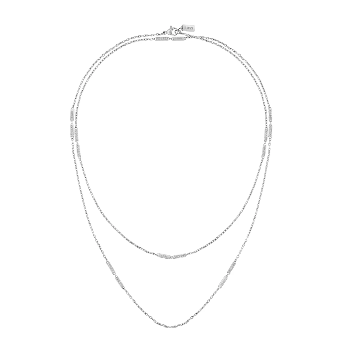1580447 BOSS Laria Halsband Stål Silver - Bild 1