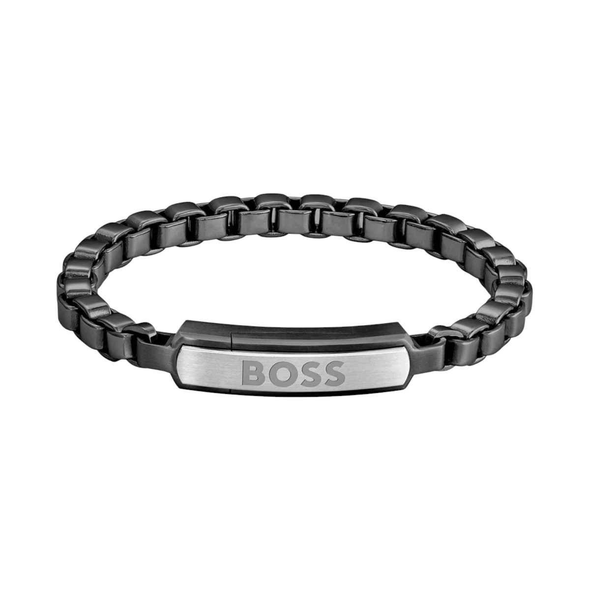 1580598S BOSS Devon Armband Stål Svart - Bild 1
