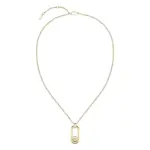 BOSS Double B Swing Halsband Stål Guld