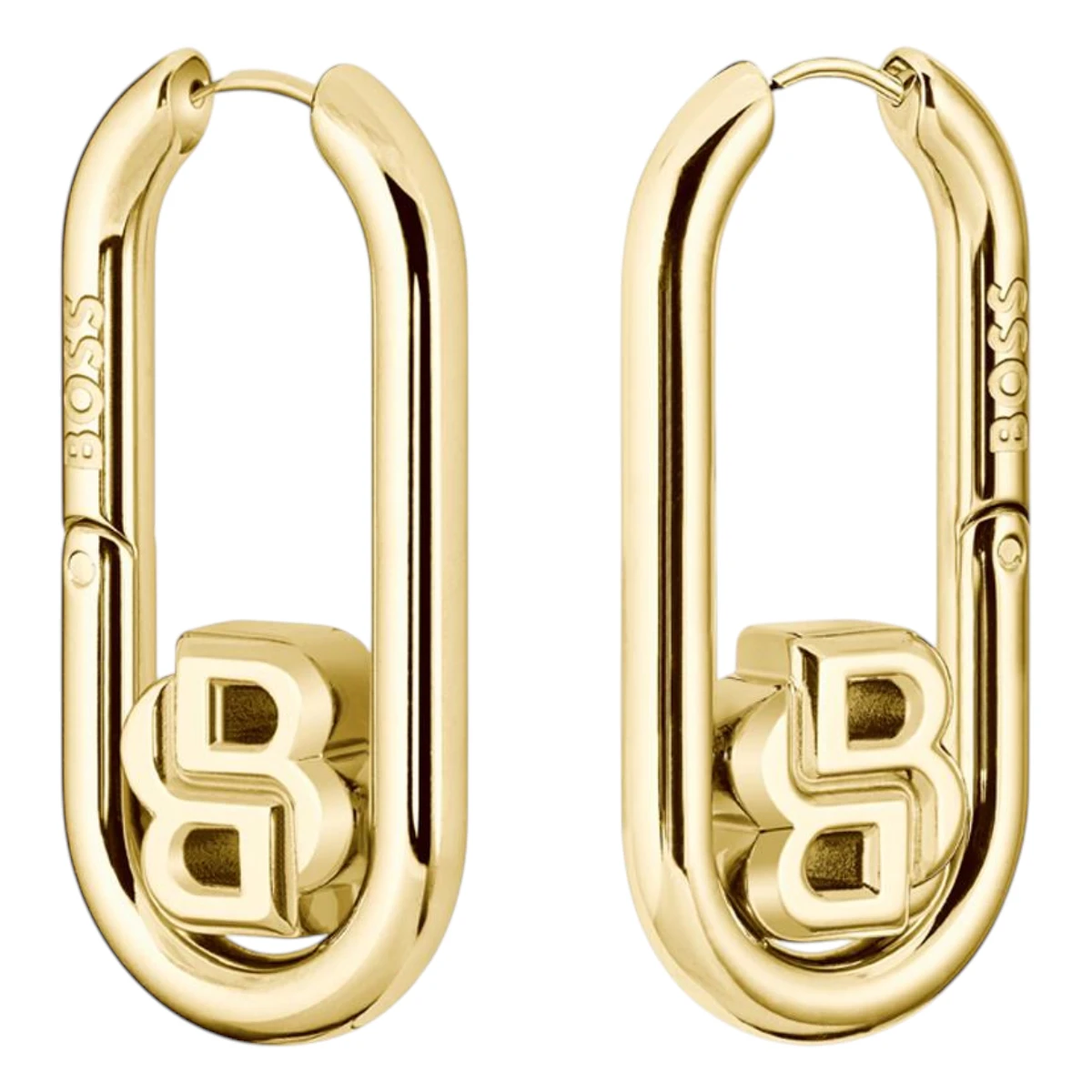 1580629 BOSS Double B Swing Örhängen Stål Guld - Bild 1