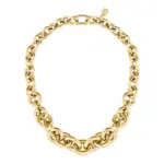 BOSS Double B Halsband Stål Guld