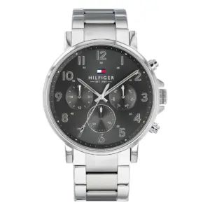 Tommy Hilfiger Daniel Quartz Stållänk Grå
